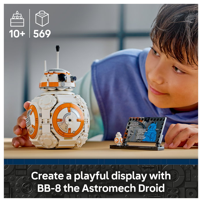 LEGO Star Wars Droide Astromecánico BB-8 75452, 569 piezas