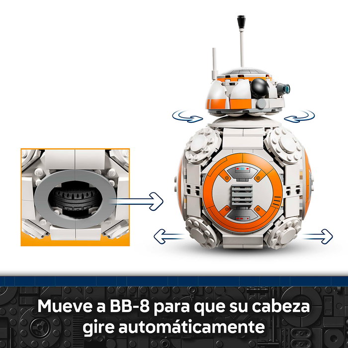 LEGO Star Wars Droide Astromecánico BB-8 Set de Construcción 75452 con 569 Piezas
