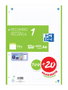 Oxford Recambio Classic A4 120 Hojas 5x5mm Banda Verde