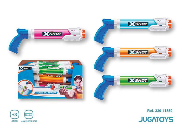 Zuru Pistola de agua X-Shot Warfare Tubo Soaker Open pequeña 40x13'5x5'5cm