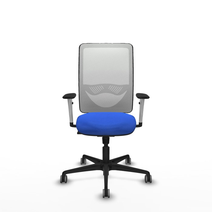 PIQUERAS Y CRESPO Silla de oficina Zulema con mecanismo Sincro, Azul y Blanco PIQUERAS Y CRESPO Silla de oficina Zulema con mecanismo Sincro, Azul y Blanco