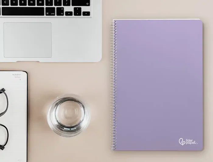 Liderpapel Cuaderno Espiral A4 Smart Tapa Blanda 80 Hojas 75gr Rayado Nº46 Colores Surtidos