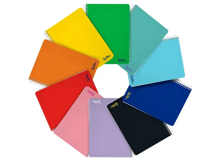 Liderpapel Cuaderno Espiral A4 Smart Tapa Blanda 80 Hojas 75gr Rayado Nº46 Colores Surtidos