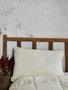 L'essentiel linge de maison Almohada de Algodón 100% con Relleno de Lana, Crudo, 50 x 70 cm