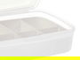 Kinvara Organizador 8 Huecos Tapa Blanco 21.5 x 15 x 8.5 cm (Set de 12)