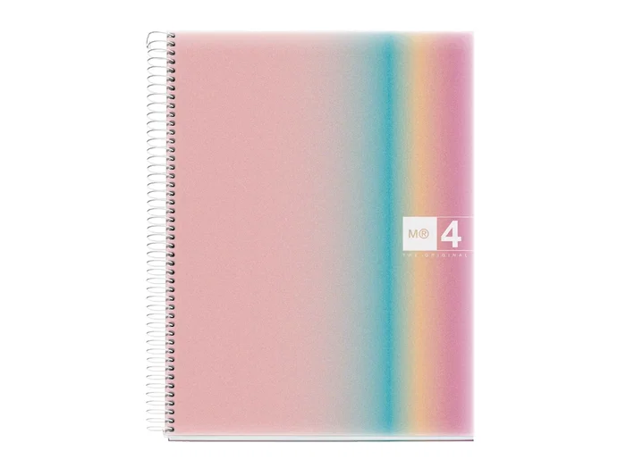 Miquelrius Aurora West Bay Cuaderno Espiral Din A4 120 Hojas 70 gr Cuadro 5 mm Tapa Polipropileno