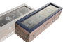 DKD Home Decor Stella Maris Caja de Infusiones, Estilo Atlántico, Azul y Blanco, 30 x 9 x 8 cm