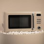 Cecotec ProClean 5110 Retro Beige Microondas con grill de 20 L y 700 W