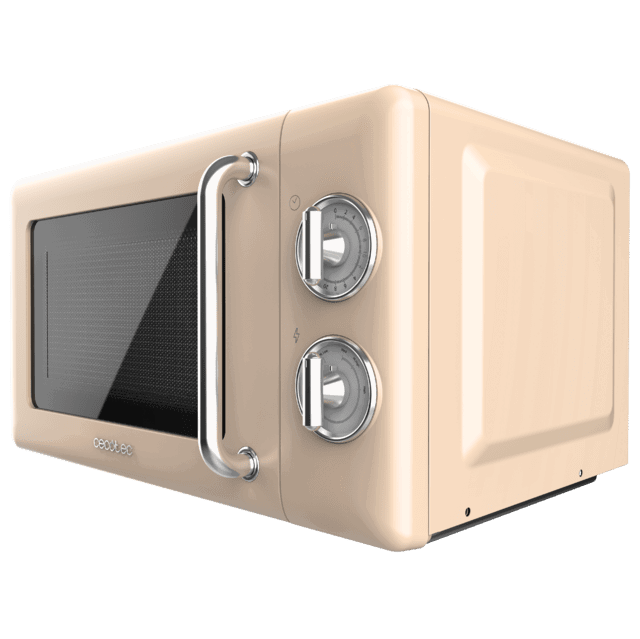 Cecotec ProClean 5110 Retro Beige Microondas con grill de 20 L y 700 W Cecotec ProClean 5110 Retro Beige Microondas con grill de 20 L y 700 W