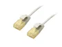Equip Cable de red Cat6a Slim U/UTP 2xRJ45 0.25m Gris LSZH