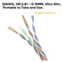 EQUIP 626701 Patch Cable Cat6A SlimFlex U/UTP 0.25m Gris LSZH - Cable de Red Ethernet RJ45 10GBase-T, PoE+