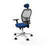 PIQUERAS Y CRESPO Silla de oficina Jorquera Azul y Gris