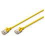 Digitus Cable de Conexión Patch Cat 6A F/FTP Slim RJ45, 0.5m, Amarillo