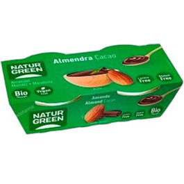 Naturgreen Postre Almond Cacao Bio 2X125 G