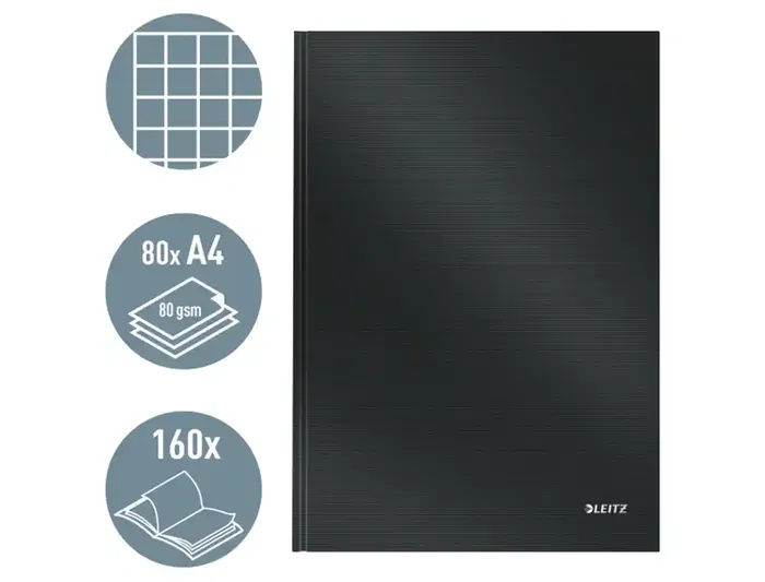 Bloc de Notas Leitz Solid Negro A4 80 Hojas