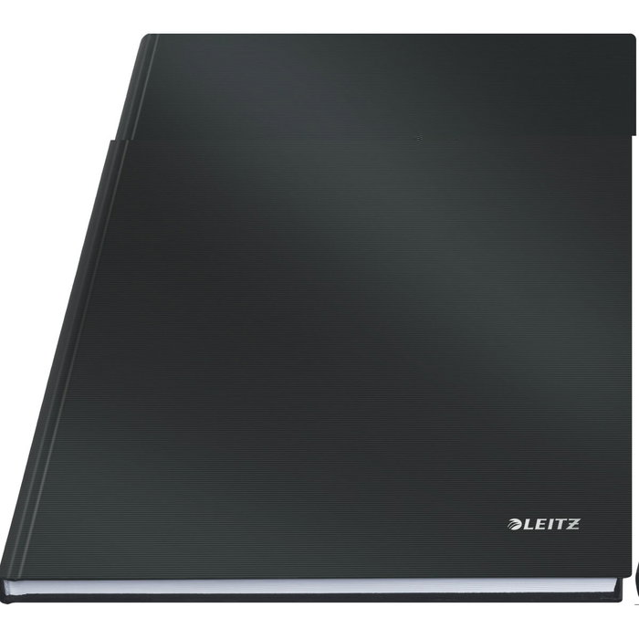 Leitz Cuaderno encolado Solid tapa dura DIN A4 80 hojas cuadro 5 mm negro Leitz Cuaderno encolado Solid tapa dura DIN A4 80 hojas cuadro 5 mm negro