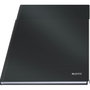 Leitz Cuaderno encolado Solid tapa dura DIN A4 80 hojas cuadro 5 mm negro