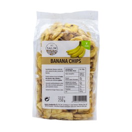 Int Salim Banana Chips 250g Snack de Banana para Picar o Bowls