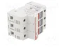 DF ELECTRIC Portafusibles PMX de 3 polos, 32A, 10x38mm
