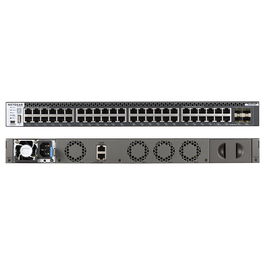 NETGEAR M4300-48X Switch M4300 de 48 Puertos con 48 x 1G/10G SFP+, 4 x 10G/25G SFP28 y 2 x 40G/100G QSFP28, Layer 3