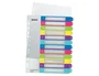 Leitz WOW Separador Numérico 1-12 Extra Ancho A4 Maxi Polipropileno Plástico
