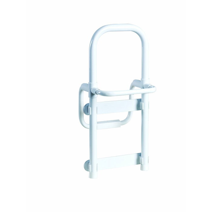 Basics Asa para bañera de aluminio inoxidable, Blanco, 22,5 x 51,5 cm Basics Asa para bañera de aluminio inoxidable, Blanco, 22,5 x 51,5 cm