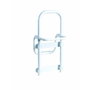 Basics Asa para bañera de aluminio inoxidable, Blanco, 22,5 x 51,5 cm