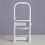 Basics Asa para bañera de aluminio inoxidable, Blanco, 22,5 x 51,5 cm