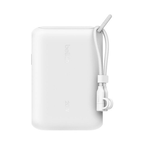 Belkin Powerbank Boost Charge Display 20W 10.000mAh USB-C Blanco BPB027hqWH