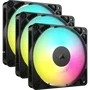 Ventilador corsair rs120 argb paquete de 3 co-9050181-ww negro