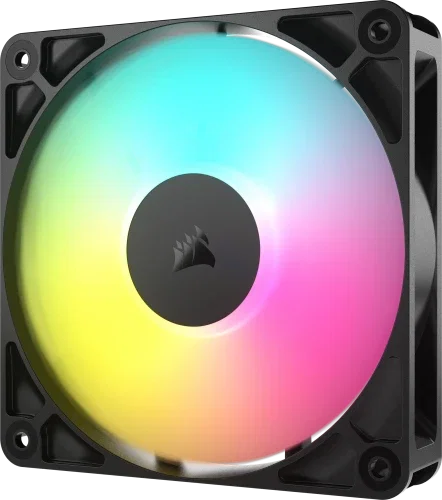 Ventilador corsair rs120 argb paquete de 3 co-9050181-ww negro