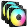 Corsair RS120 ARGB Pack de 3 Ventiladores de 120 mm Negro