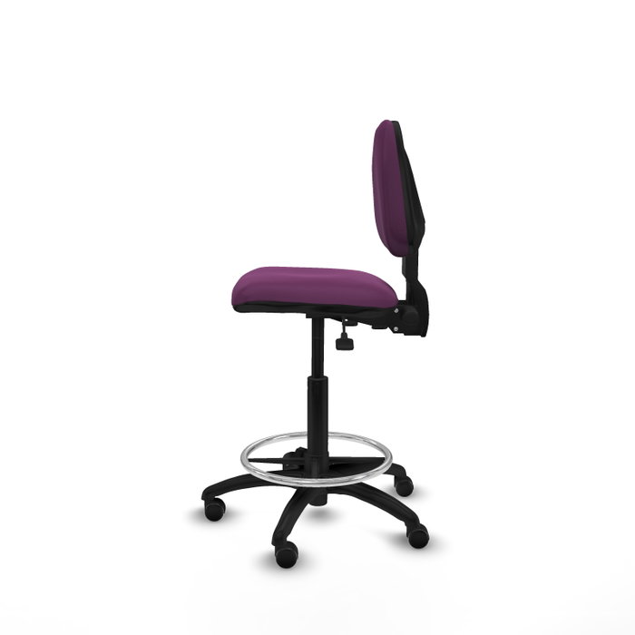PIQUERAS Y CRESPO Taburete Isso AS similpiel morado