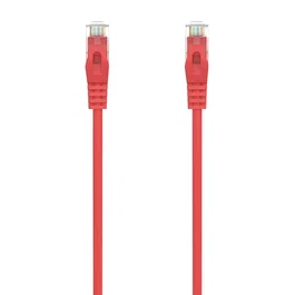 AISENS - CABLE DE RED LATIGUILLO RJ45 LSZH CAT.6A 500 MHZ UTP AWG24, ROJO, 3.0M