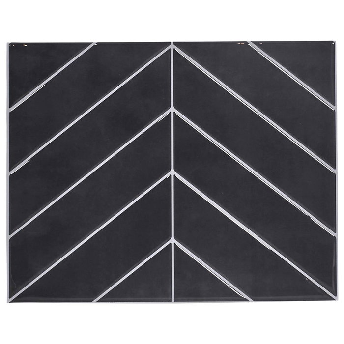 Je cherche une Idee Set de 4 Azulejo Chevron EASYSTICK Je cherche une Idee Set de 4 Azulejo Chevron EASYSTICK