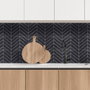 Je cherche une Idee Set de 4 Azulejo Chevron EASYSTICK