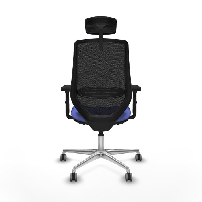 PIQUERAS Y CRESPO Silla de oficina Mardos con mecanismo Sincro/Traslack Azul claro y Negro