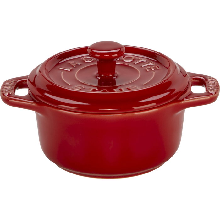Staub Mini Cocotte Set de 4 piezas redondo, Cerámica, Cherry Red Staub Mini Cocotte Set de 4 piezas redondo, Cerámica, Cherry Red