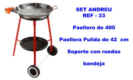 GARCIMA Set Andreu REF-33 con bandeja y soporte de 40 cm