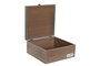 DKD Home Decor Caja Oriental Natural Verde 22 x 10 x 22 cm