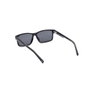 Timberland TB00015 Gafas de Sol para Niños Polarizadas, Montura Rectangular Negro, Cristales 53 mm, Ancho Puente 13 mm, Patilla 140 mm