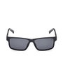 Timberland TB00015 Gafas de Sol para Niños Polarizadas, Montura Rectangular Negro, Cristales 53 mm, Ancho Puente 13 mm, Patilla 140 mm
