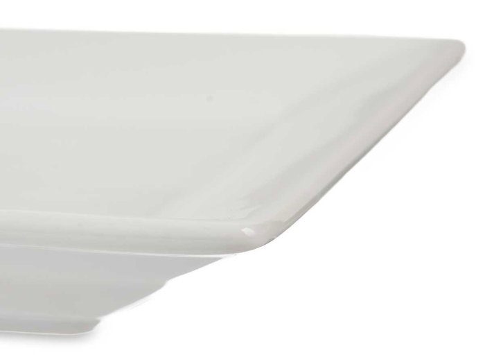 Vessia Bandeja Porcelana Blanca Rectangular 37 cm x 27 cm x 3.5 cm (Set de 8) Vessia Bandeja Porcelana Blanca Rectangular 37 cm x 27 cm x 3.5 cm (Set de 8)