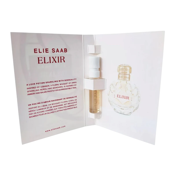 Elixir, Agua de perfume, Para mujeres, 1.5 ml *Muestra Elixir, Agua de perfume, Para mujeres, 1.5 ml *Muestra
