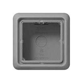 Jung CD 581A GR Marco y Tapa Superficial de 1 Módulo, Verde Gris