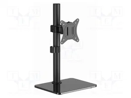 Gembird MS-D1ST-03 Soporte para Monitor de Escritorio Negro
