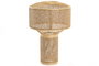 DKD Home Decor Lampara Sobremesa Urban Marron Bambu 26x40x26 cm