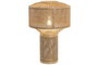 DKD Home Decor Lampara Sobremesa Urban Marron Bambu 26x40x26 cm