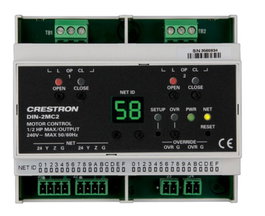 Crestron DIN-2MC2 Control de Motor en Carril DIN con 2 Canales y 2 Alimentaciones