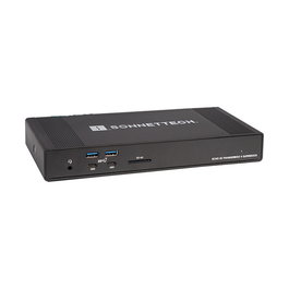 Sonnet Echo 20 Thunderbolt 4 SuperDock - Estación de acoplamiento con 20 puertos, 3x Thunderbolt 4, SSD M.2, 100W PD, HDMI 2.1, 2.5Gb Ethernet, SD, Negro
